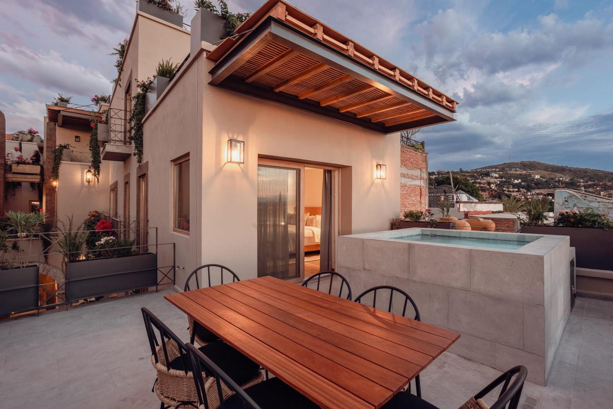 Le Cottage San Miguel De Allende, Modern Luxury In Centro With Pool & Jacuzzi Bilik gambar